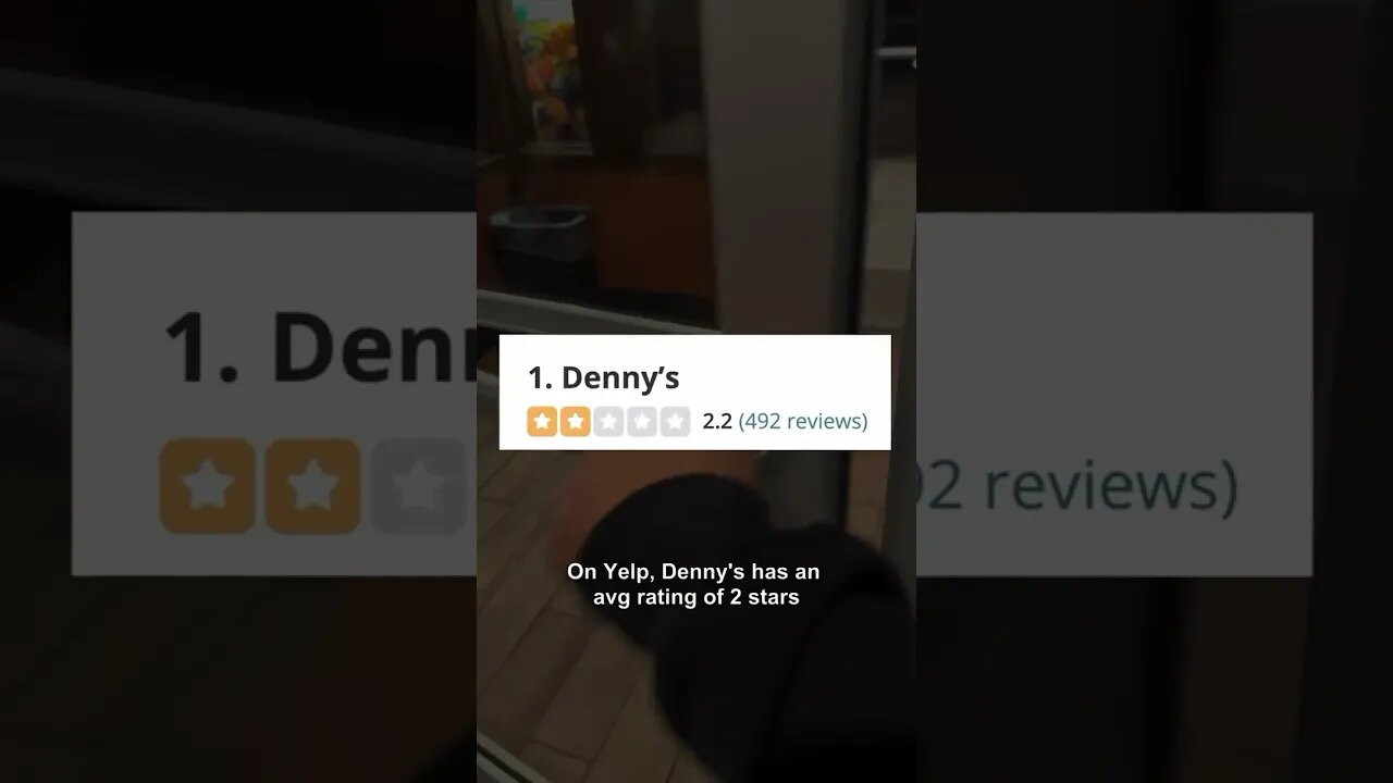 Denny’s Has A 2.2 Star Rating? 😲