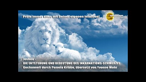 Jehsua DIE ENTSTEHUNG UND BEDEUTUNG DES INKARNATIONS SCHMERZES