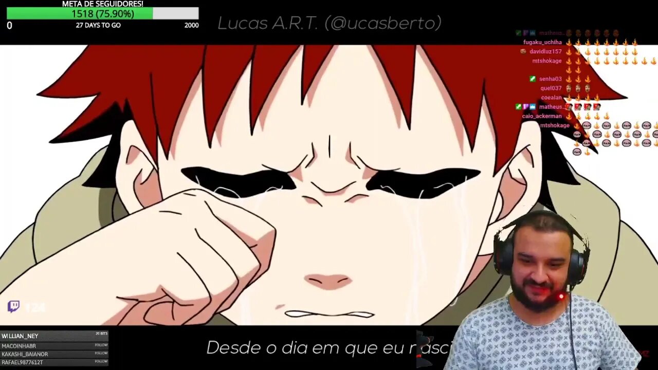 (ME EMOCIONEI) Rap do Gaara - ACHO QUE EU SOU UM MONSTRO.../CAIXÃO DE AREIA ( 7 Minutoz )