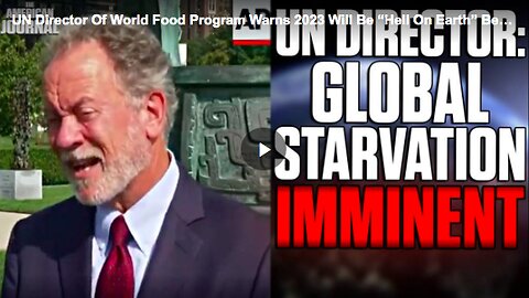 Warning of the United Nations director of World Food Program