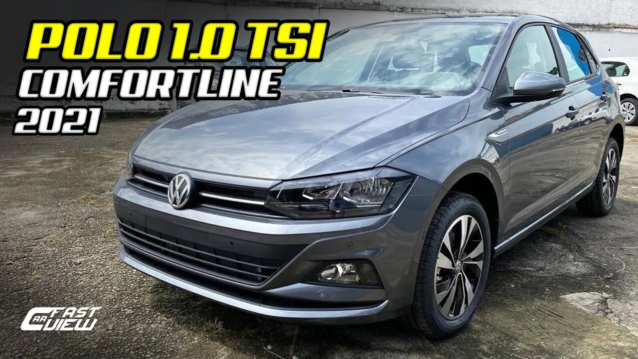 VOLKSWAGEN POLO COMFORTLINE 1.0 TSI 2021 VERSÃO INTERMEDIARIA MELHOR QUE ONIX PREMIER? Fast Car View