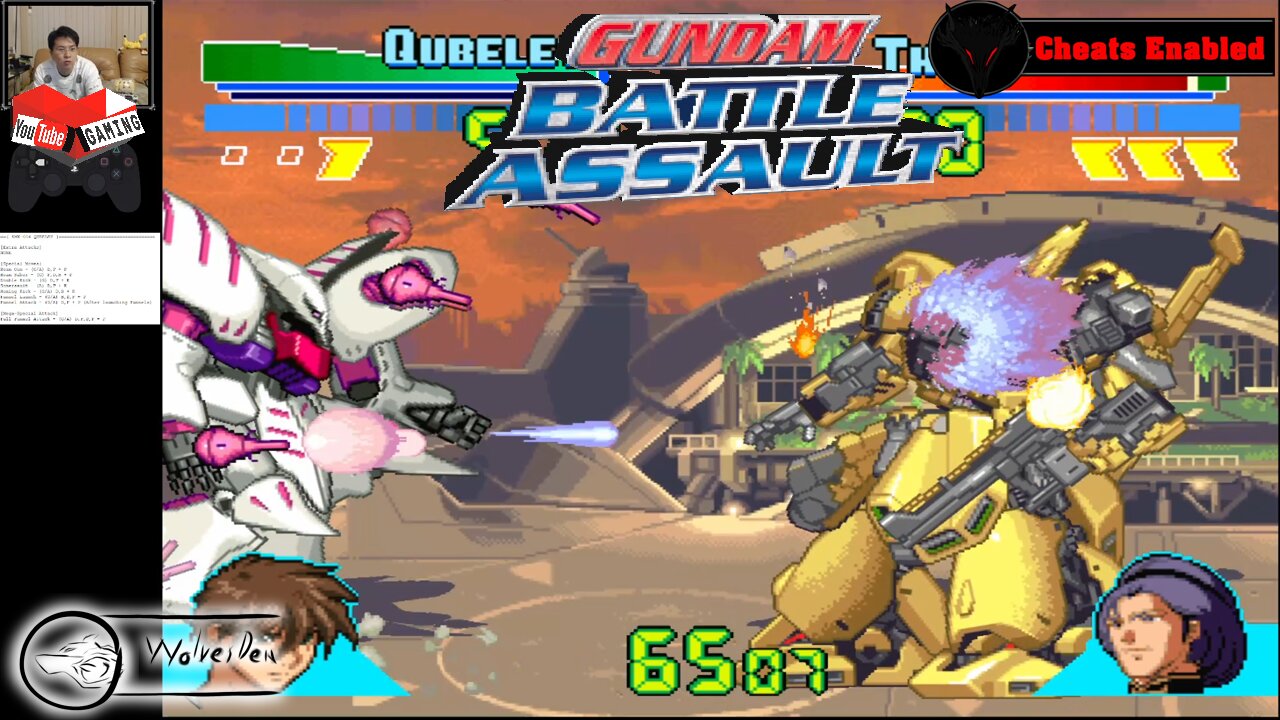 (PS) Gundam Battle Assault - Story Mode - 05 - Qubeley - Lv Hard (cheats enabled)