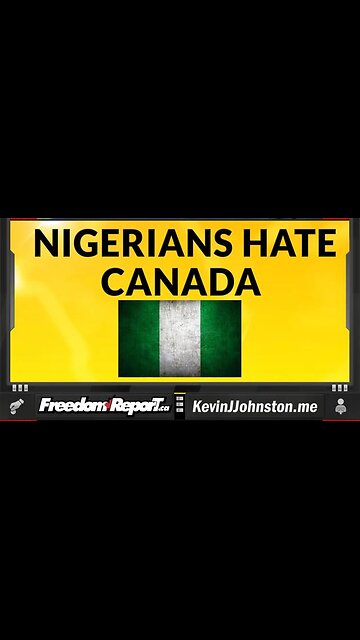 Nigerians In Canada Are Going Back To Nigeria - They Can't Make Money - They Can't Afford To Live He