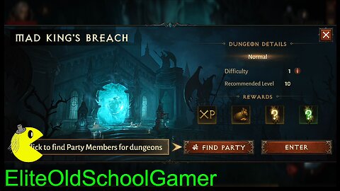Diablo Immortal - Introduction to Blood Knight - Mad King's Breech - July 2023