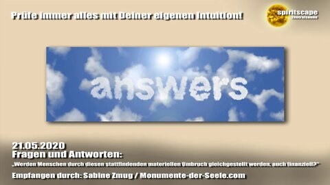 Fragen und Antworten - 21.05.2020