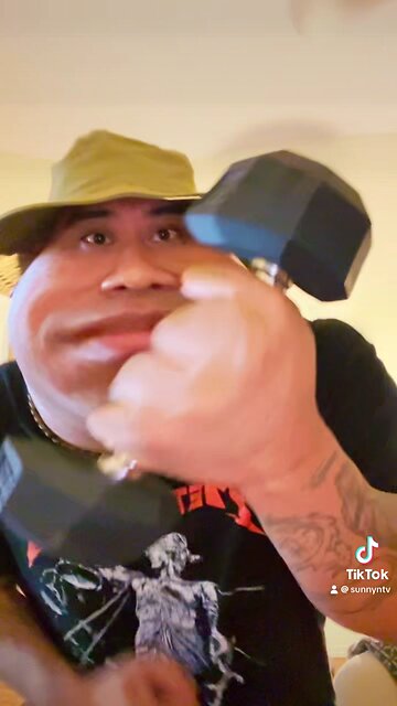 Having fun and goofing around.