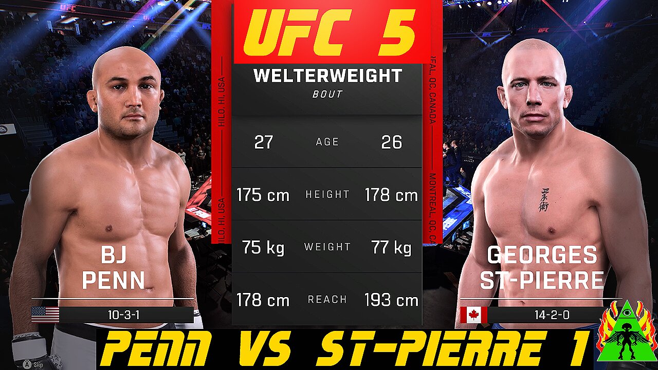 UFC 5 - PENN VS GSP 1