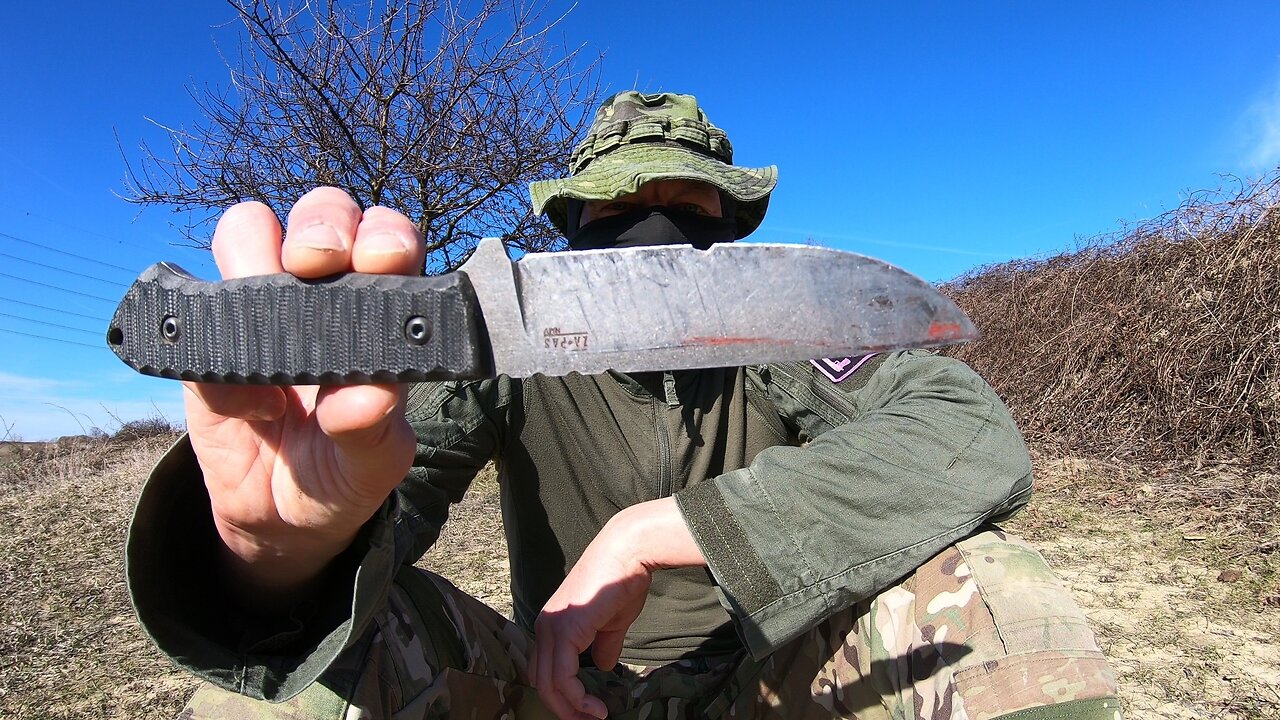 ZA-PAS Ultra Outdoor - made in POLAND - KNIFE DESTRUCTION TEST