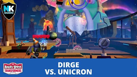 Angry Birds Transformers 2.0 - Dirge vs. Unicron