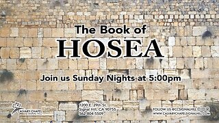 Sunday Evening Service - Hosea 1