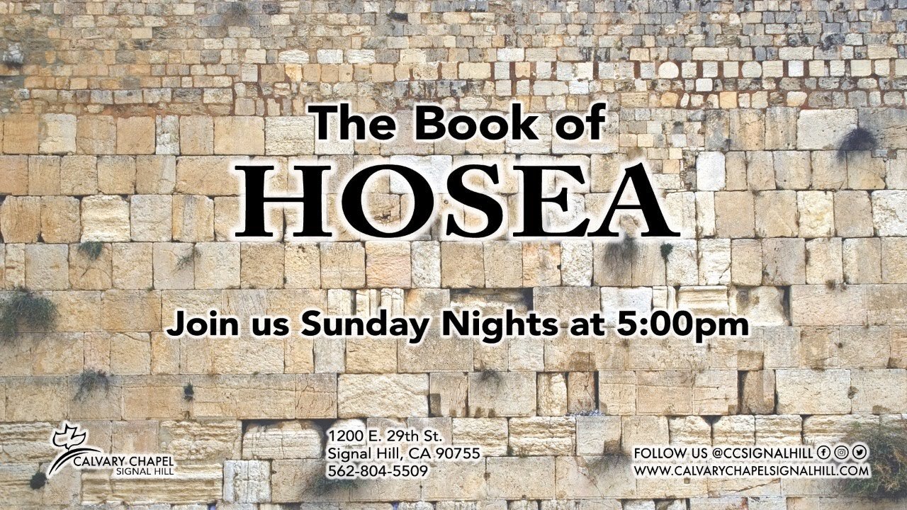 Sunday Evening Service - Hosea 1