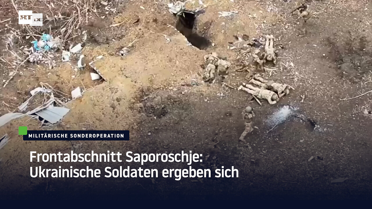 Frontabschnitt Saporoschje: Ukrainische Soldaten ergeben sich
