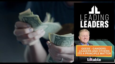 GEESE - GANDERS - LEADERS AND OTHERS ITS A PRINCIPLE MATTER