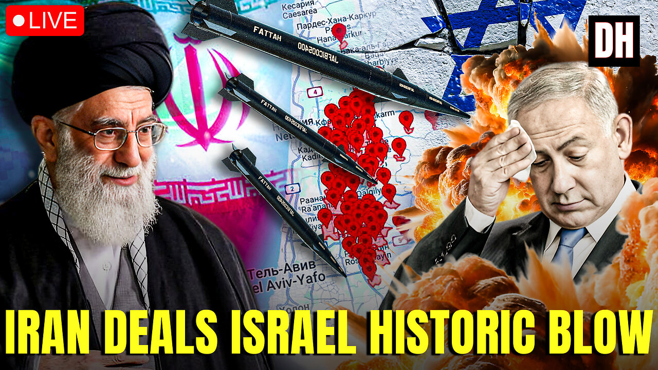 🔴 IRAN MISSILES DEVASTATE ISRAEL, NETANYAHU FLEES TO BUNKER W/ US ARMY RANGER GREG STOKER!