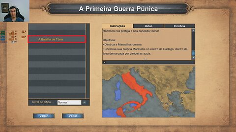 AGE OF EMPIRES 1 - A PRIMEIRA GUERRA PÚNICA - A BATALHA DE TÚNIS