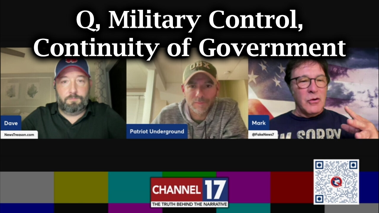 Patriot Underground - Q, Military Control, Continuity Of Government - August 1..