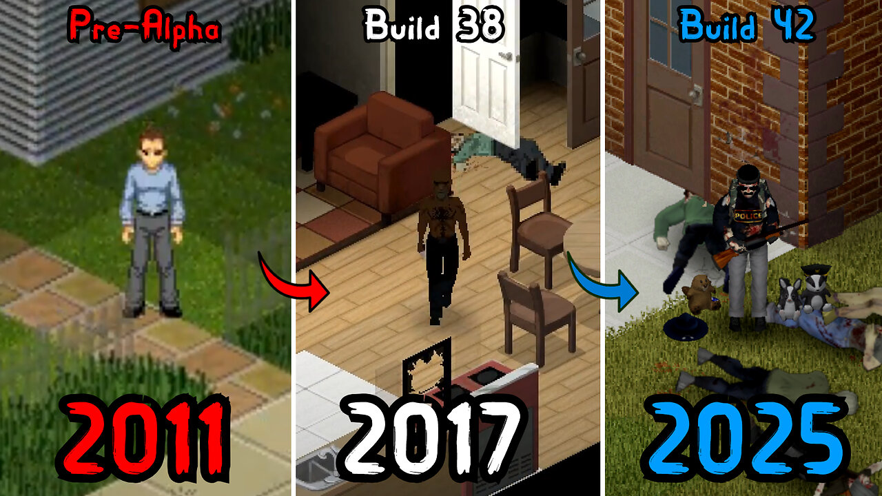 Evolution of Project Zomboid | 2011 - 2025