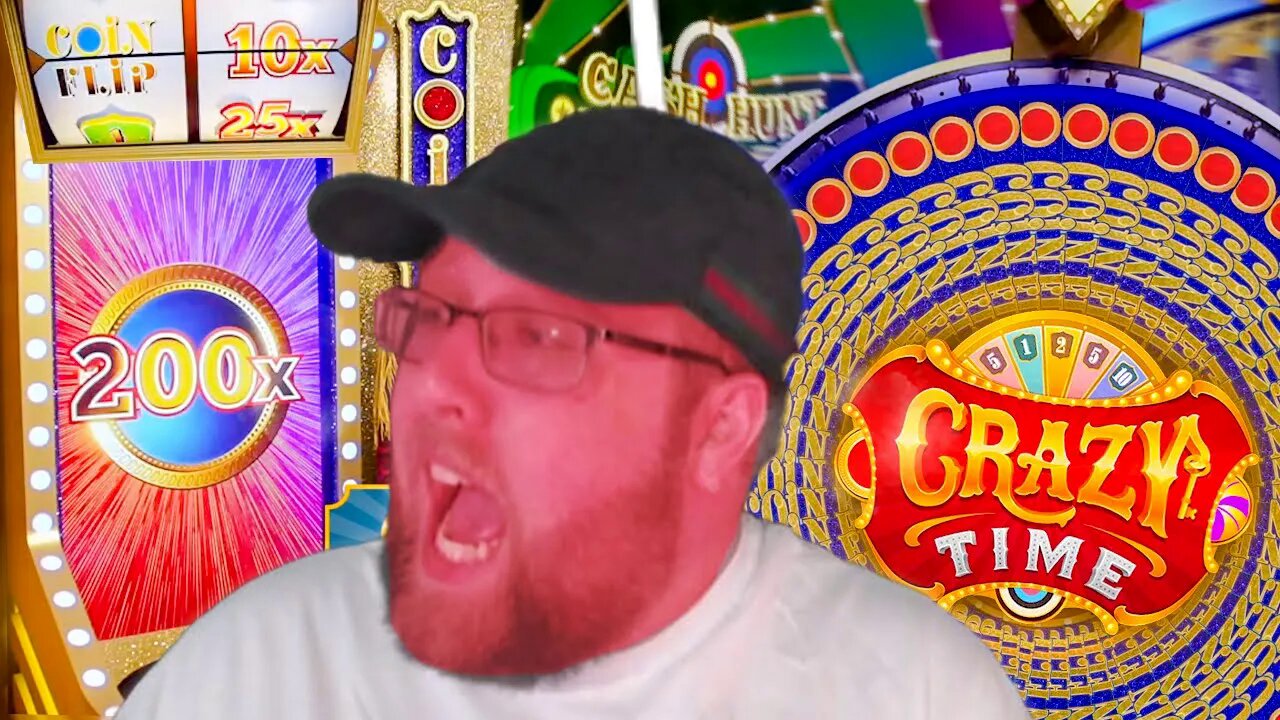 INSANE 10X TOP SLOT COIN FLIP! (RAGE) - CRAZY TIME V.S. CRAZY TIME A
