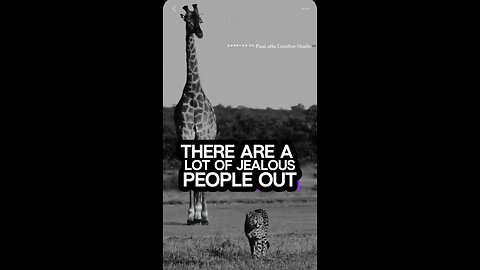 There are a lotta jealousy people out there waiting on your own fall.