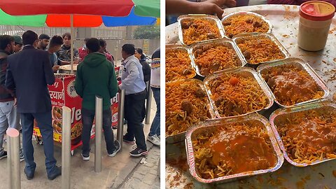 This is Pure Veg. Biriyani ! Indian Street Food