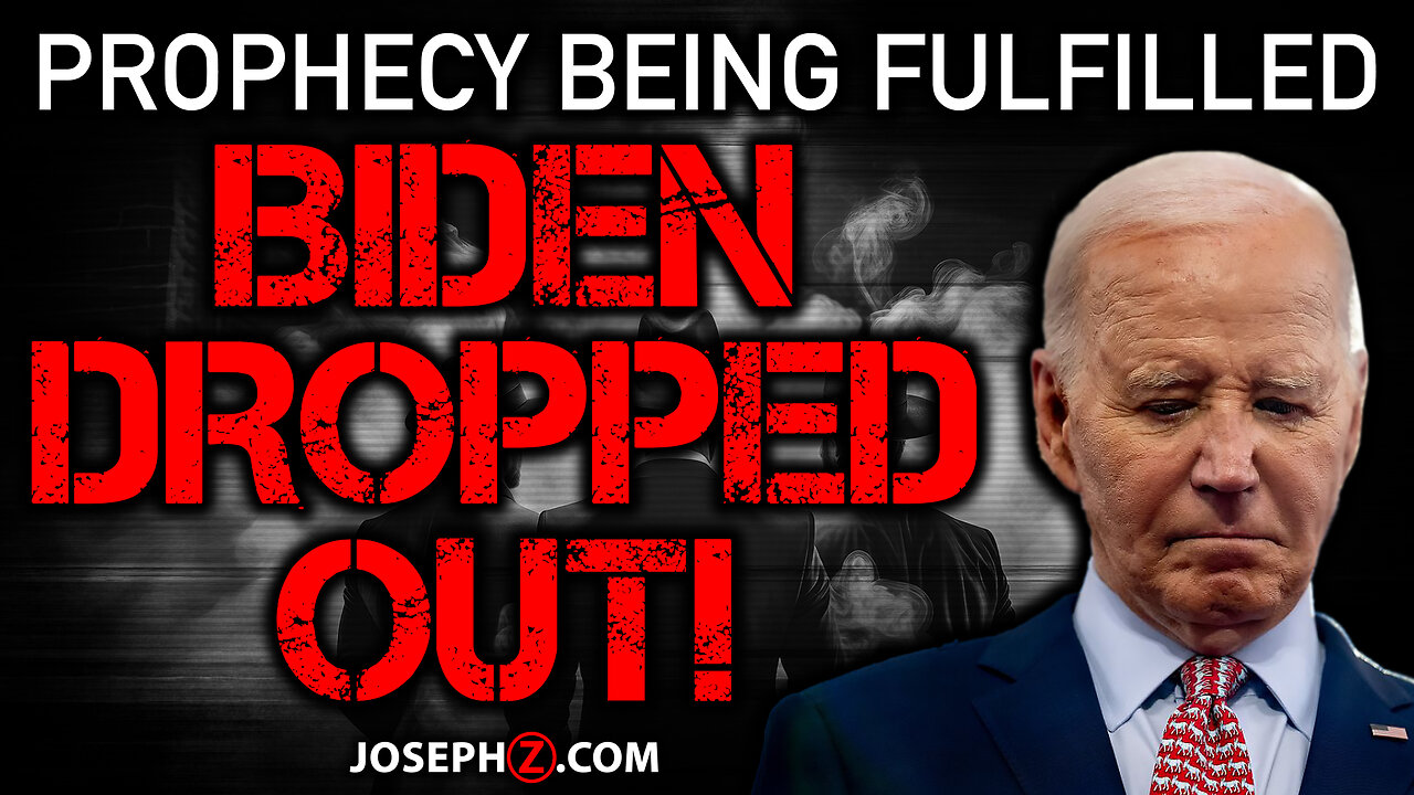 Biden Dropped Out! New Characters in July Prophecy being fulfilled!!