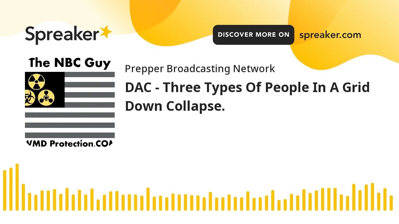 DAC - Three Types Of People In A Grid Down Collapse.