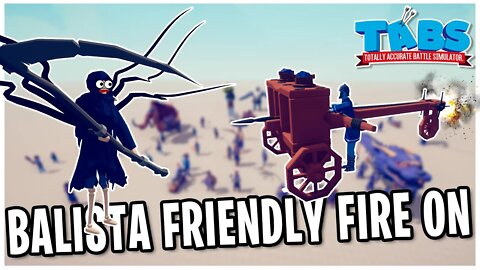 Essa balista mata TUDO! Campanha 205 Dias - Totally Accurate Battle Simulator TABS