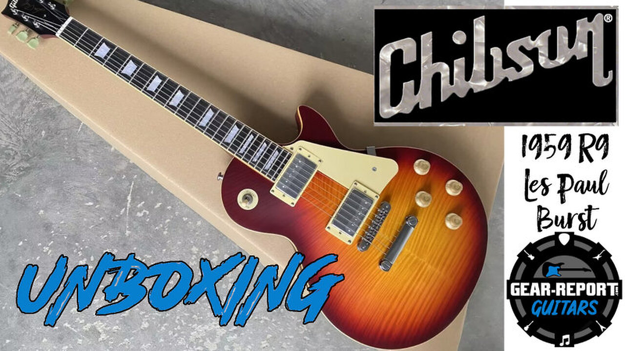 Unboxing #Chibson 1959 Murphy Lab Les Paul Copy