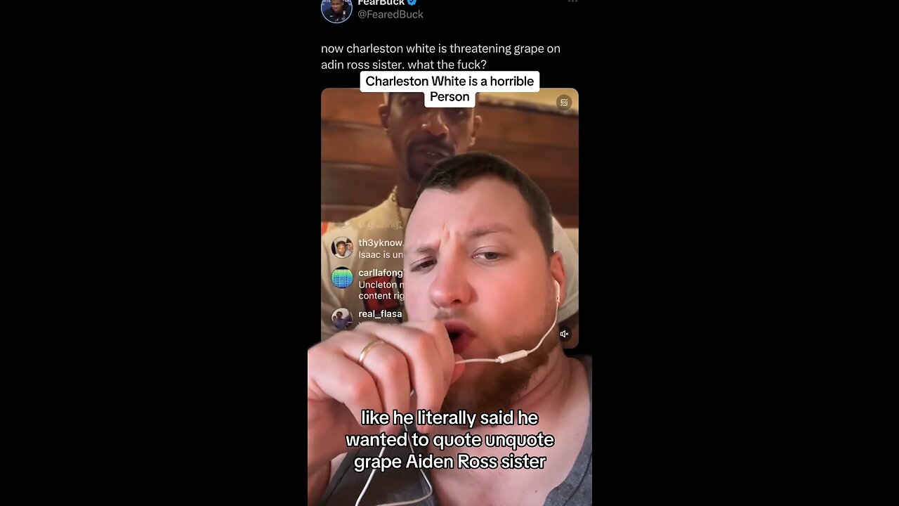 Charleston White is a horrible Person