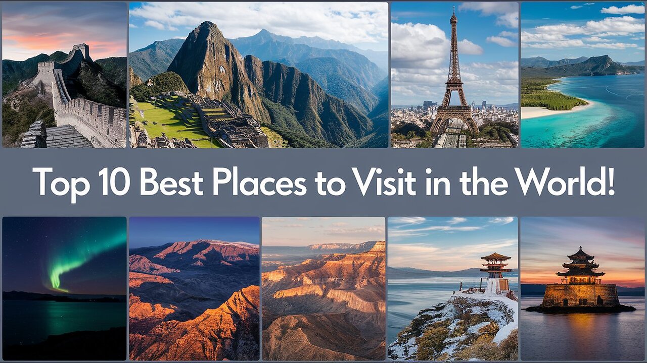 10 Best Places to Visit in the World 🌎 | Ultimate Travel Bucket List 2024