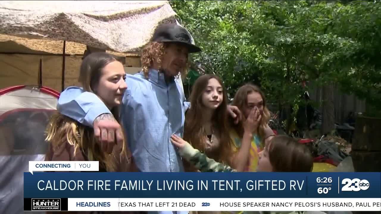 Positively 23ABC: Family gifted RV after losing home in Caldor fire