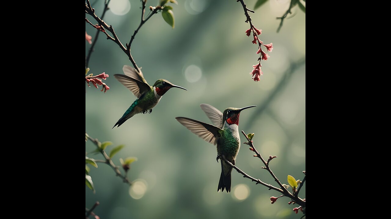 live hummingbird feeder