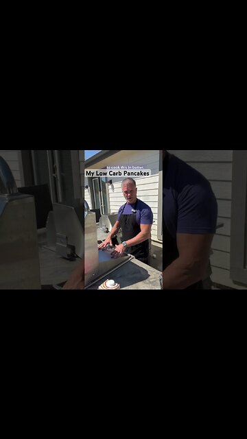 How I Make Low Carb Pancakes #shorts