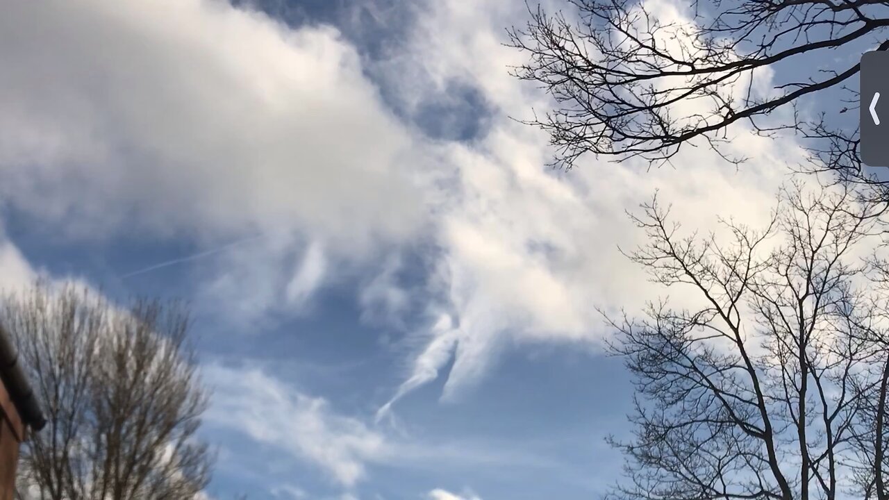 Angel looking cloud from chemtrials ? 3.52 pm Wales