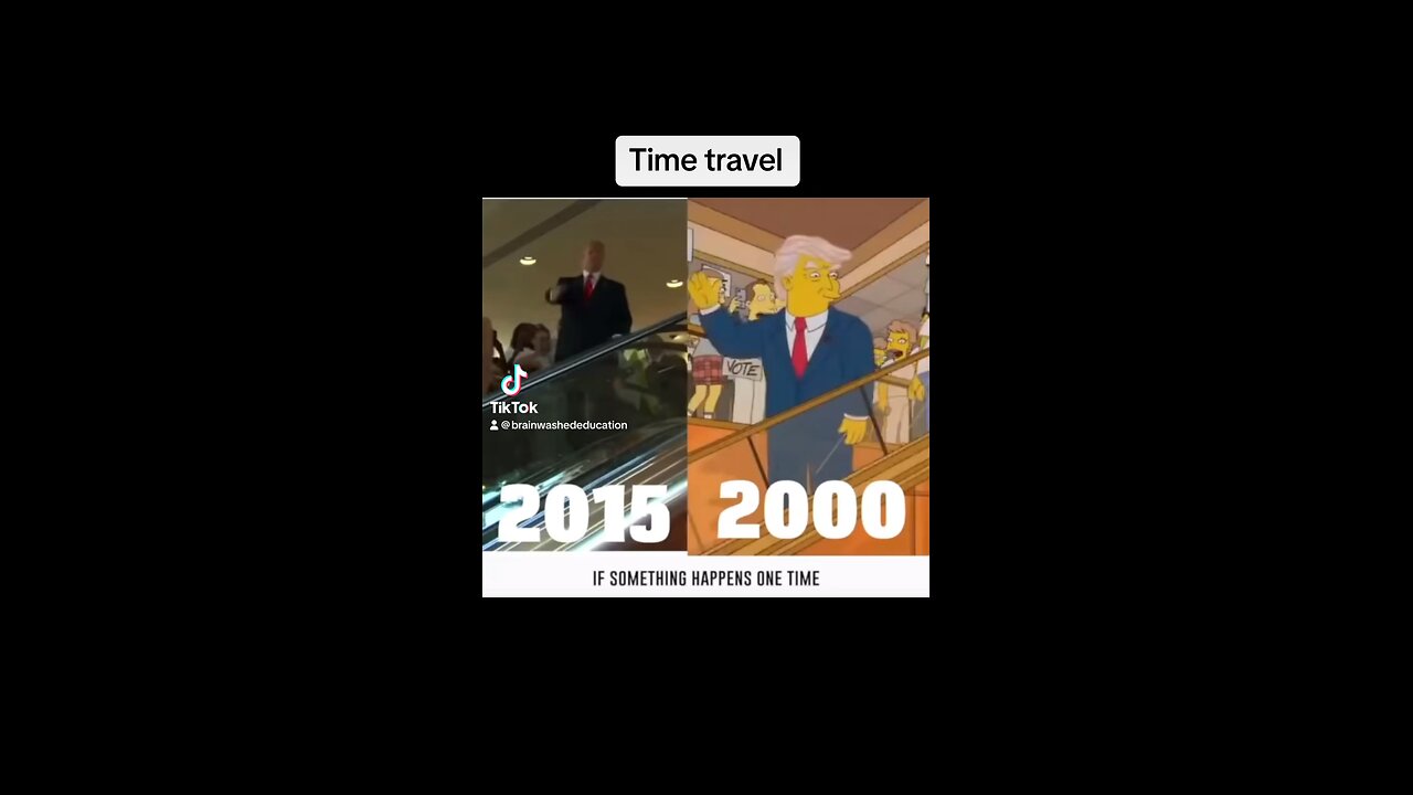 Time travel Simpson prediction