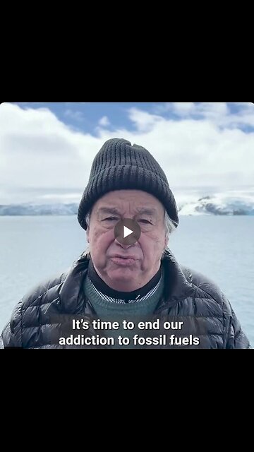 "It's time to end our addiction to fossil fuels, that is accelerating climate change."...