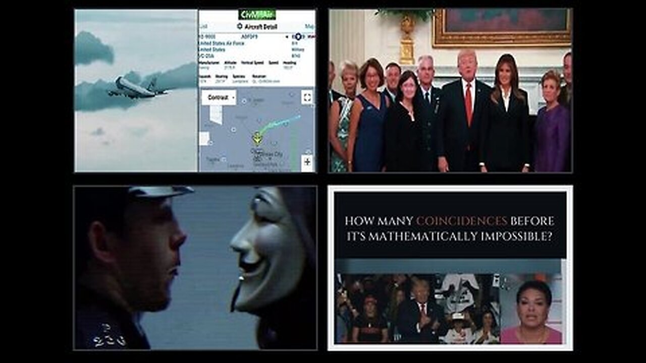 How many coincidences needed - CiC TRUMP, WHITE HATS EARTHALLIANCE MILITARY with Q & ANONS