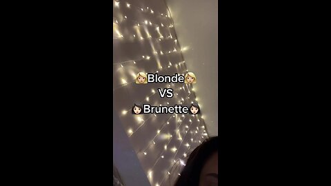 Blonde or brunette??