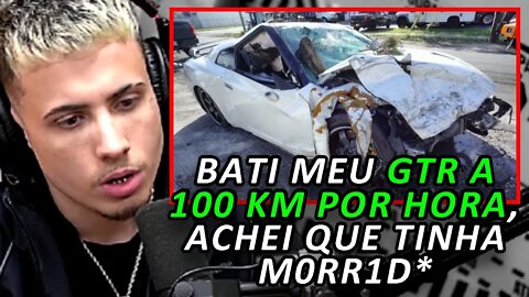 BATEU O GTR A MAIS DE 100KM POR HORA (GREG FERREIRA - Podpah #422) FlowPah Cortes