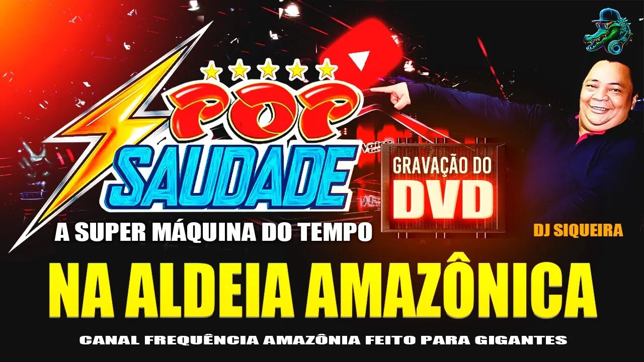 Eterno dj Siqueira Agradecendo ao público presente no DVD do pop saudade na Aldeia Amazônica