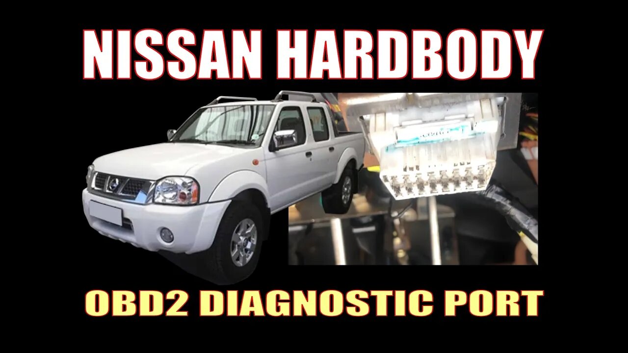 NISSAN HARDBODY - OBD2 DIAGNOSTIC PORT LOCATION