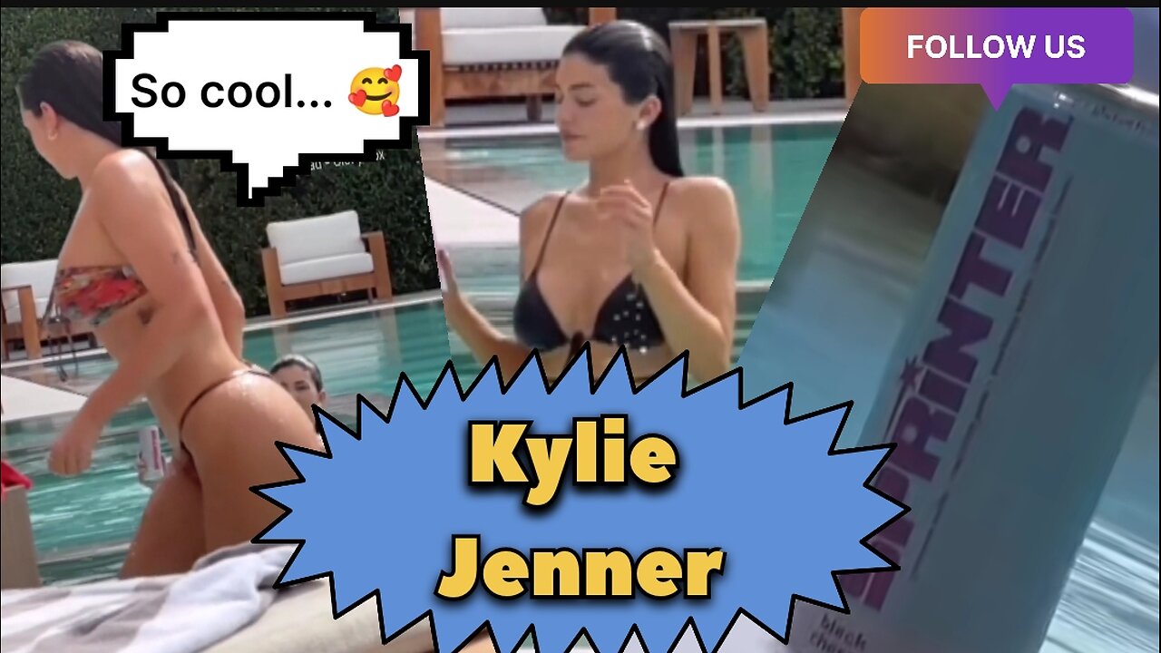 Kylie Jenner Sprinter Drink | Sprinter Juice | Kylie in Swimming pool 🥵👙 | Hot Girls Channel 👙