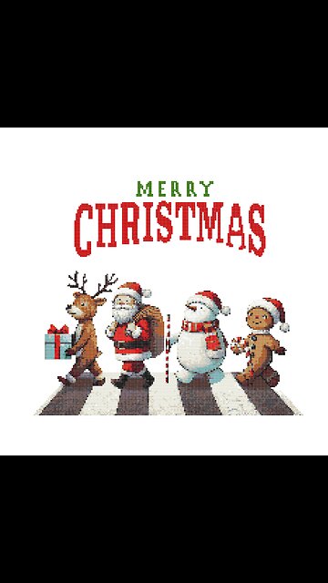 CHRISTMAS CREW Cross Stitch Pattern by Welovit Cross Stitch | welovit.net | #welovit #crossstitch