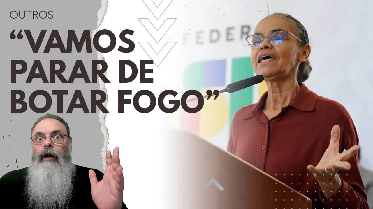 MARINA pede para a POPULAÇÃO parar de QUEIMAR FLORESTA para RESOLVER problema da FUMAÇA em MANAUS