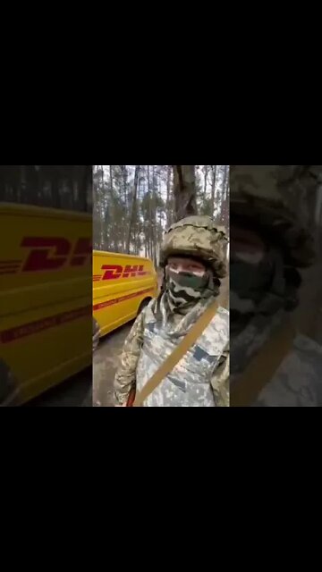 Ukrainian Military Caught Using Vehicles Belonging To Postal Service DHL To Transport Mortar Crews!