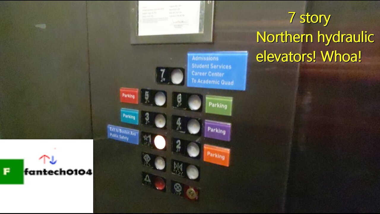 Northern HIGHdraulic Elevators @ Dowling Hall & Garage - Tufts University - Medford, Massachusetts