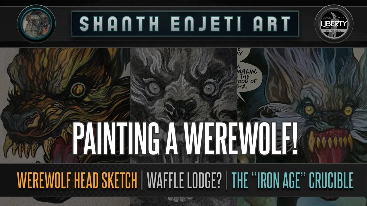 🔴 LIVE! Painting & Chat! SHANTH ENJETI ART!