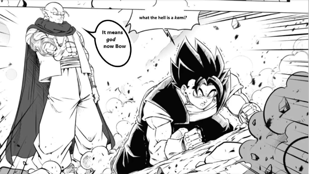 dragonball multiverse: it means god now bow #shorts