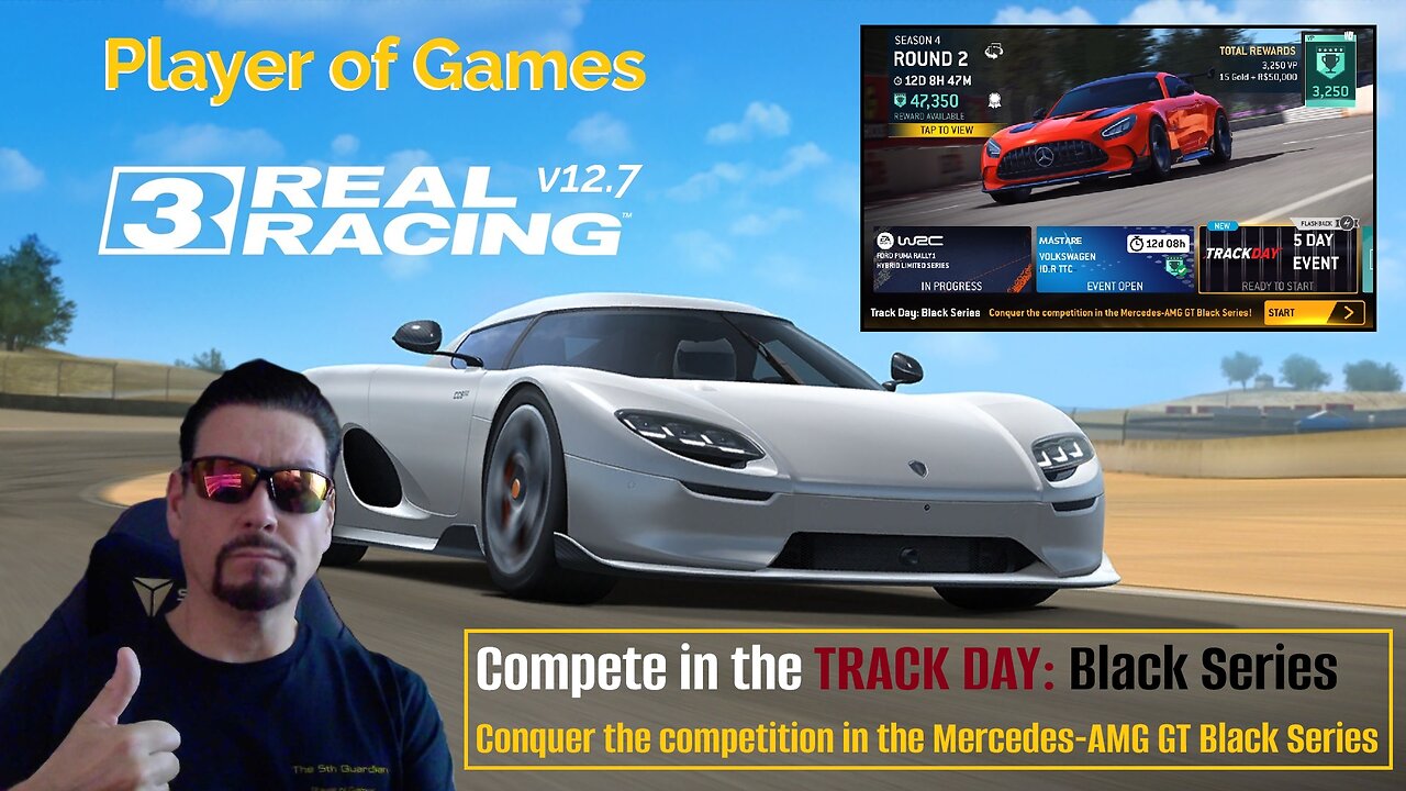 Player of Games: Real Racing 3 Update 12.7: Compete in the TRACK DAY: Mercedes-AMG GT Black Series