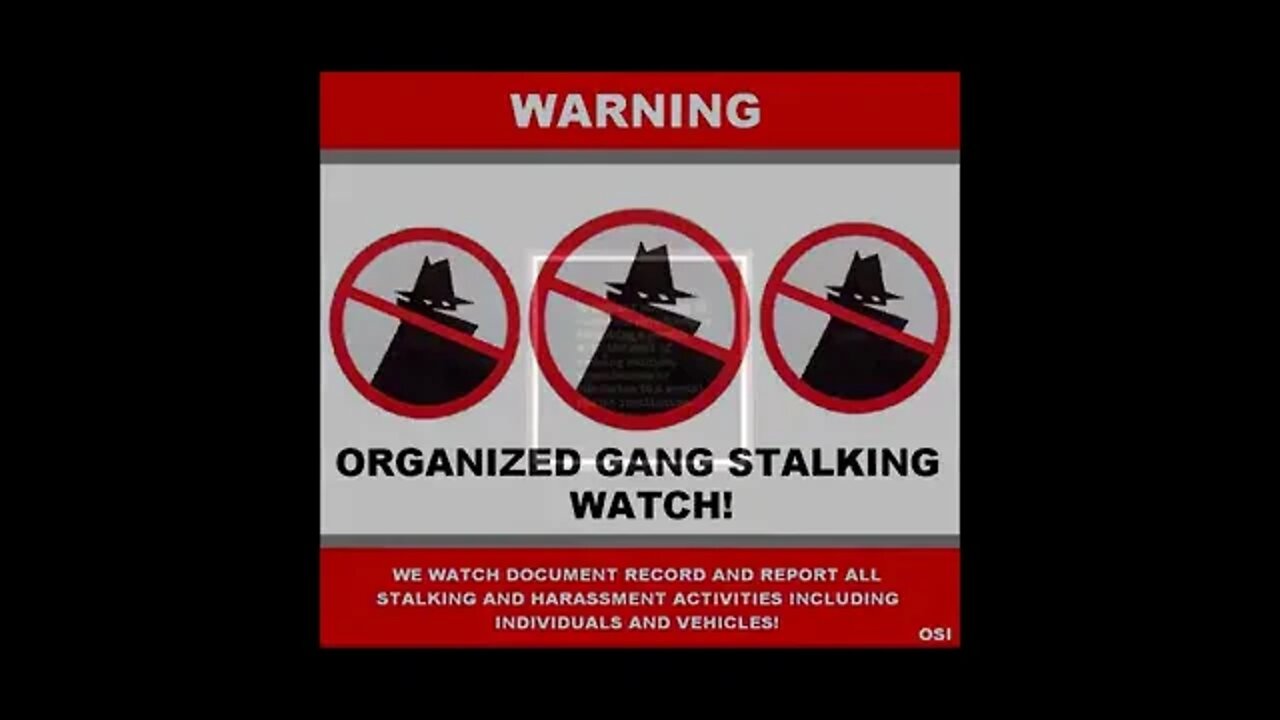 Organized Gangstalking Manual Part 3 of 3